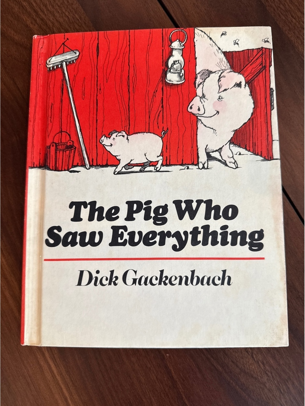 The Pig Who Saw Everything by Dick Gackenbach - Vintage Children's Hardcover